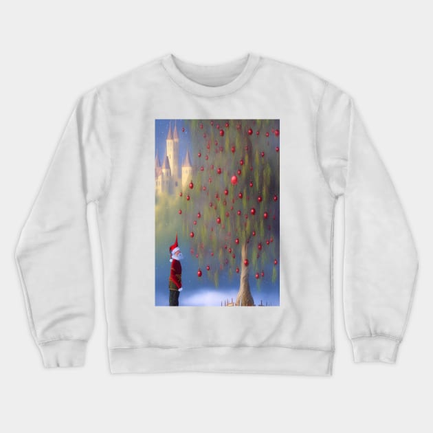 A Touch of Red Crewneck Sweatshirt by PaigeCompositor